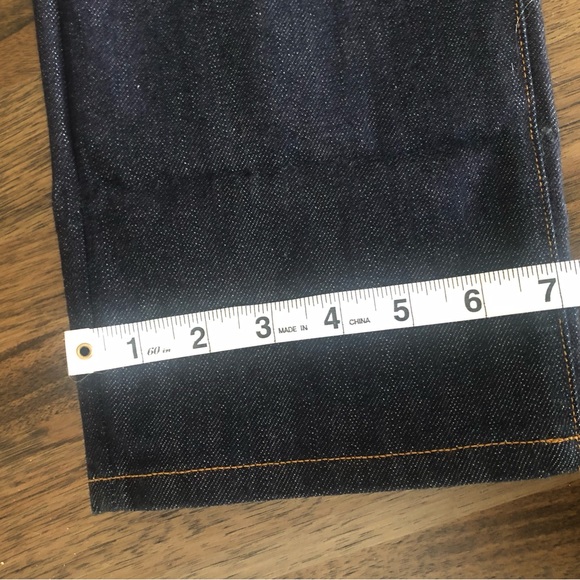 NWOT 3x1 Dark Wash Premium Denim Straight Leg Jeans. Size 28. - Picture 11 of 12